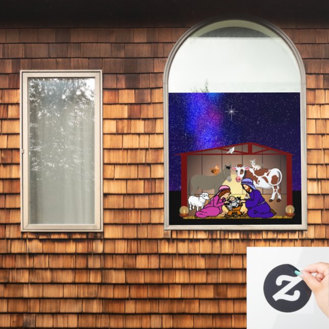Nativity Fensteraufkleber (Fenster Zuhause)