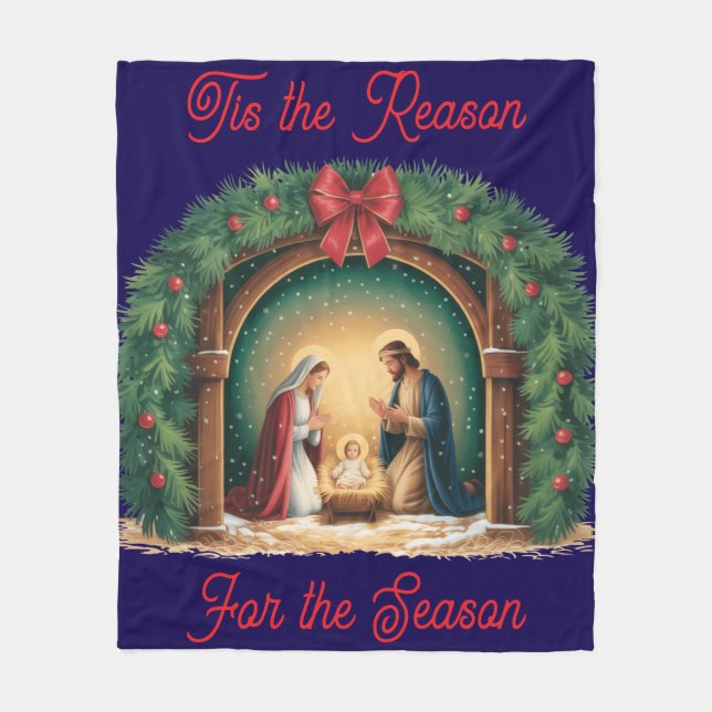 Nativity Fleece Blanket (Vorderseite)