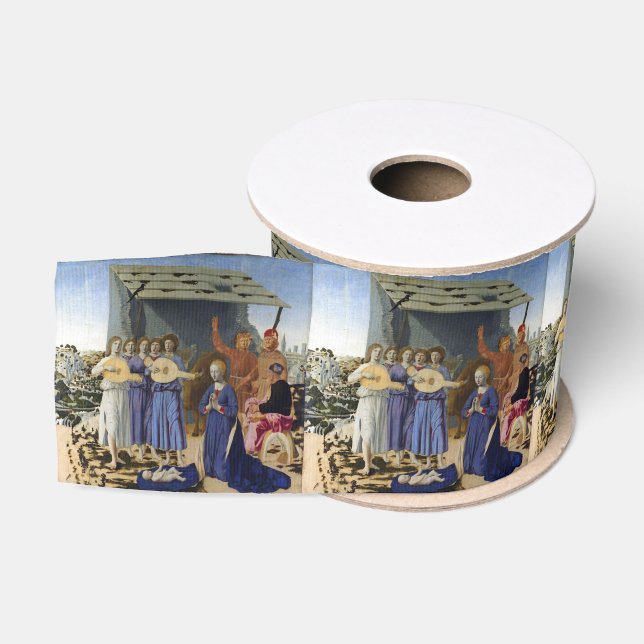 NATIVITY OF JESUS, ANGELS by PIERO DELLA FRANCESCA Ripsband (Spule)