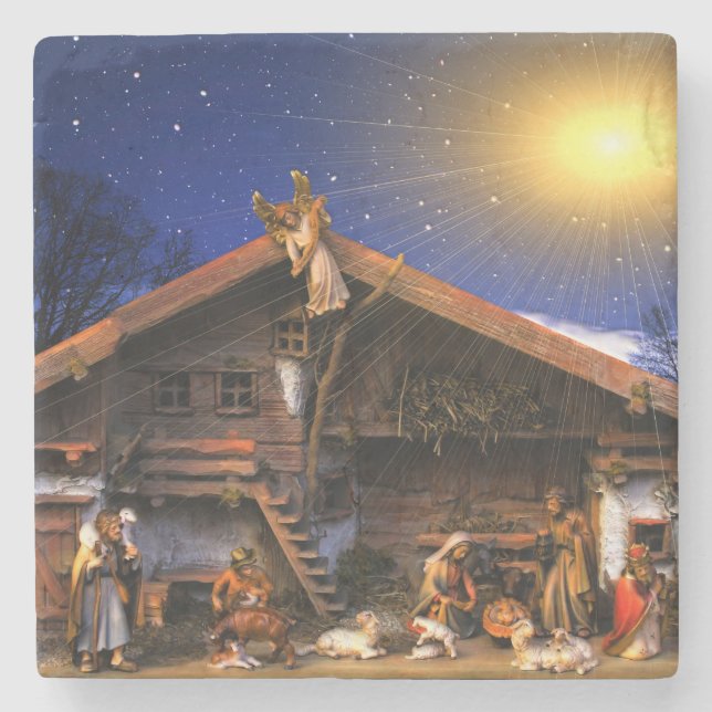 Nativity of Jesus Christ Steinuntersetzer (Vorderseite)