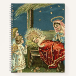 Nativity Scene Bethlehem Notizbuch