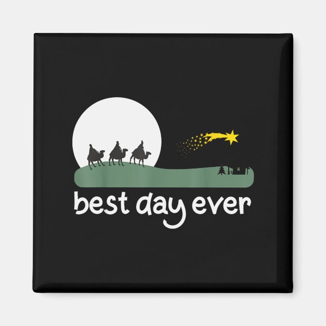 Nativity Scene _ Christmas Day Ever  Magnet (Vorne)