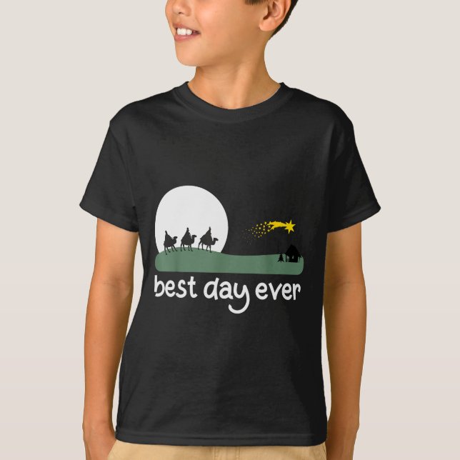 Nativity Scene _ Christmas Day Ever  T-Shirt (Vorderseite)