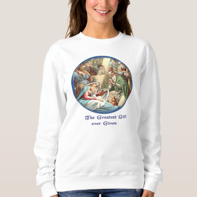 Nativity Scene Sweatshirt (Vorderseite)