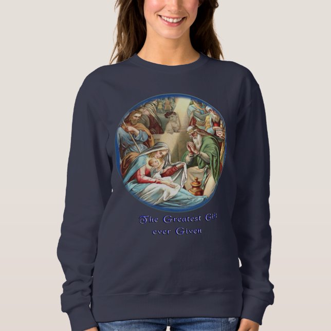 Nativity Scene Sweatshirt (Vorderseite)
