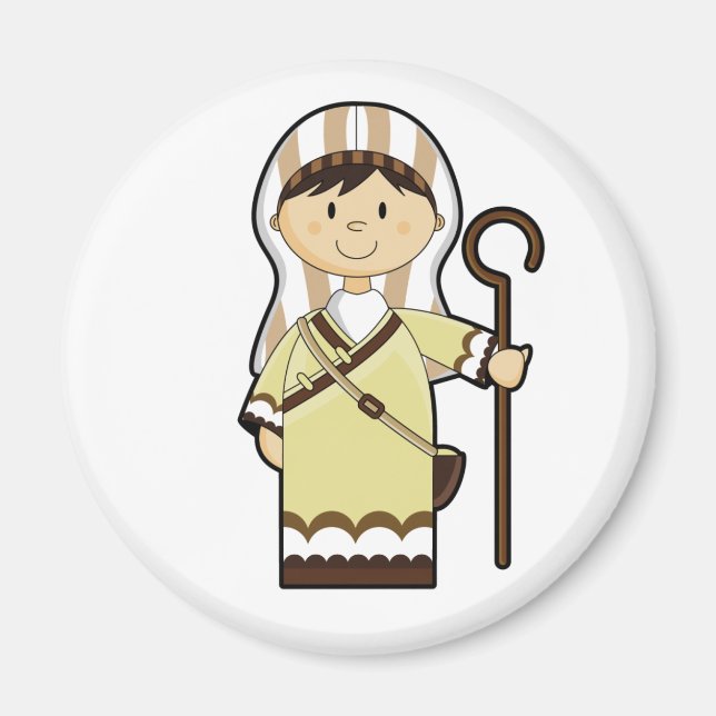 Nativity Shepherd Magnet (Vorne)