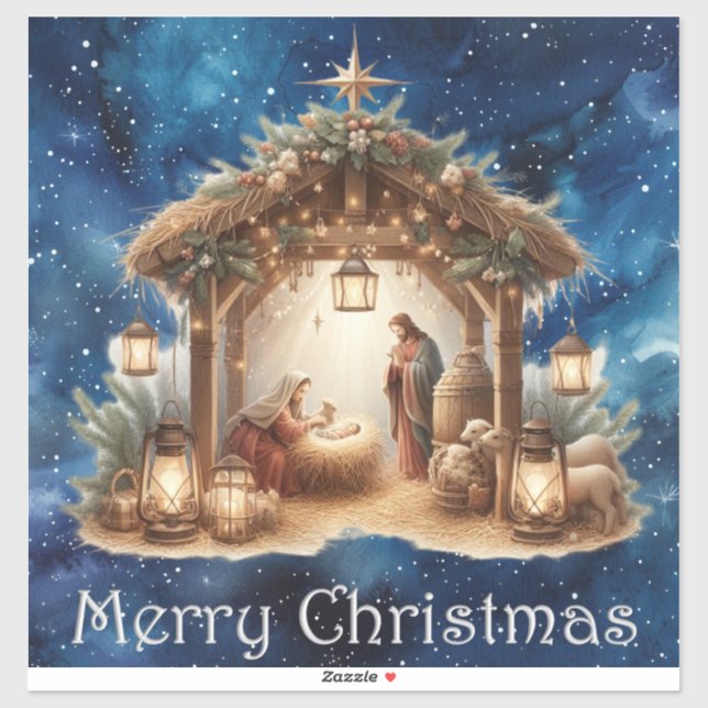 Nativity Vinyl Sticker (Blatt)
