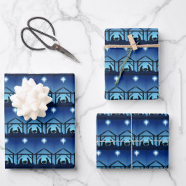 Nativwrapping Paper Flat Sheet Set 3 Geschenkpapier Set