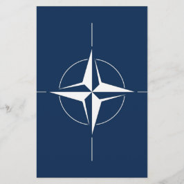 NATO Flag Briefpapier