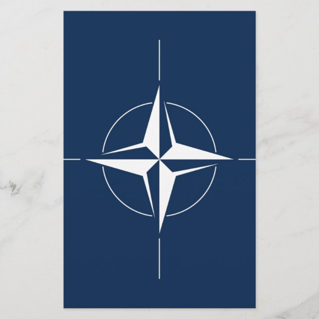 NATO Flag Briefpapier (Vorderseite)