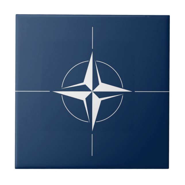 NATO Flag Fliese (Vorderseite)