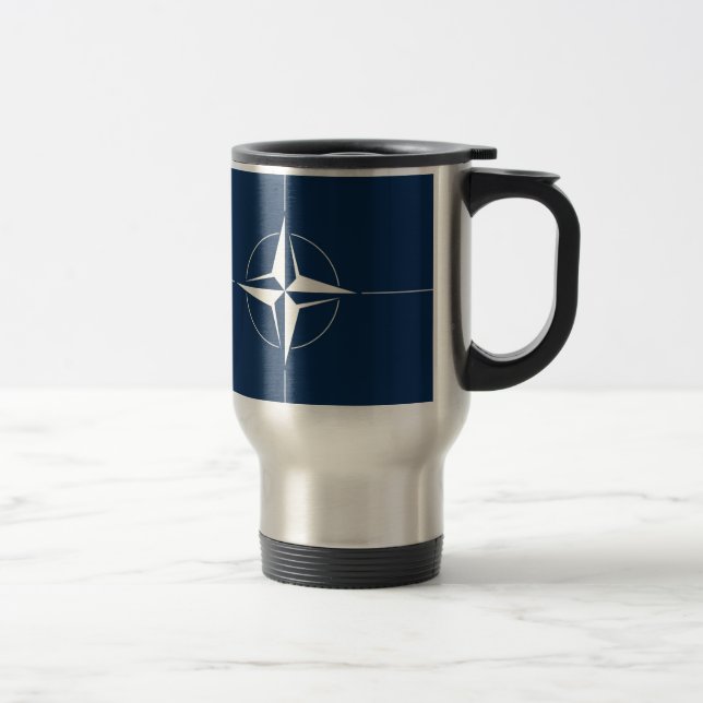 NATO Flag Reisebecher (Rechts)