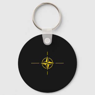 Nato-Flagge Ukraine-Edition Trend Design Schlüsselanhänger