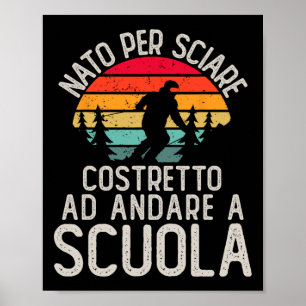 Nato Skier Jersey für Skifahren gezwungen, nach Sc Poster