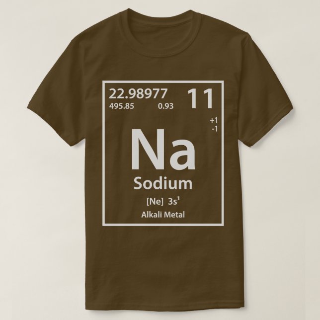 Natriumelement T-Shirt (Design vorne)