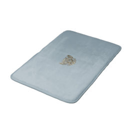 Nattier-blue Angel – Coat of arms – Emblem Badematte