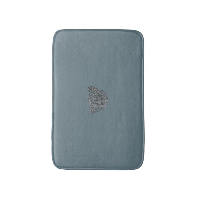 Nattier-blue Angel – Coat of arms – Emblem Badematte (Vorderseite Vertikal)