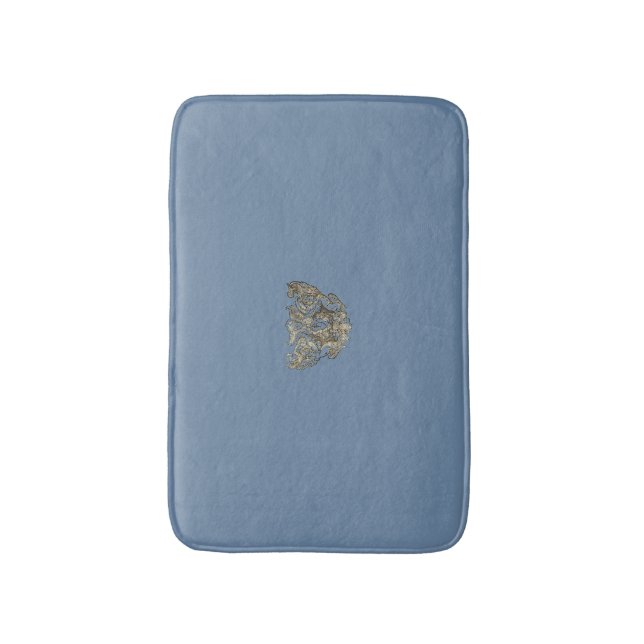 Nattier-blue Angel – Coat of arms – Emblem Badematte (Vorderseite Vertikal)