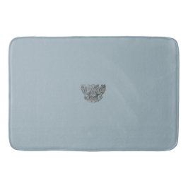 Nattier-blue Angels – Coat of arms – Emblem Badematte