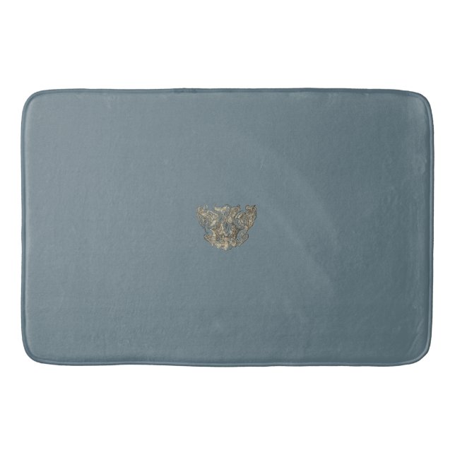 Nattier-blue Angels – Coat of arms – Emblem Badematte (Vorderseite)