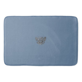 Nattier-blue Angels – Coat of arms – Emblem Badematte