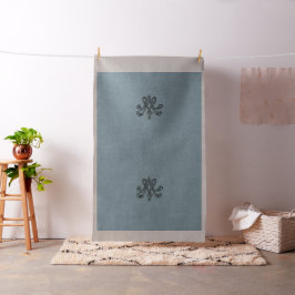 Nattier-blue Marie Antoinette initial upholstery Stoff