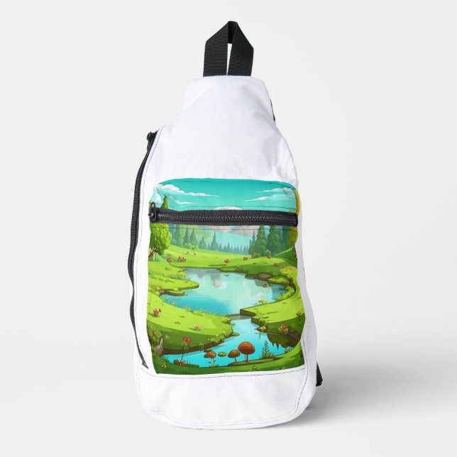 Natur 18. crossbody bag (Vorderseite)