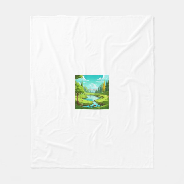 Natur 18. fleecedecke (Vorderseite)