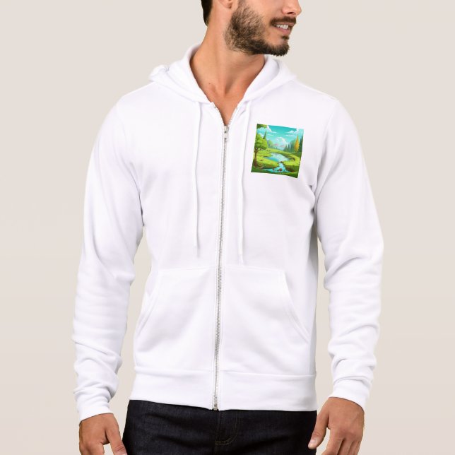 Natur 18. hoodie (Vorderseite)