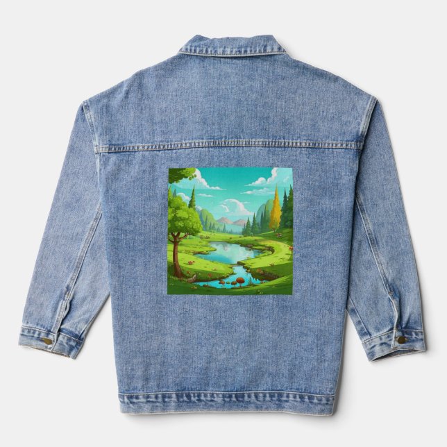 Natur 18. jeansjacke (Rückseite)