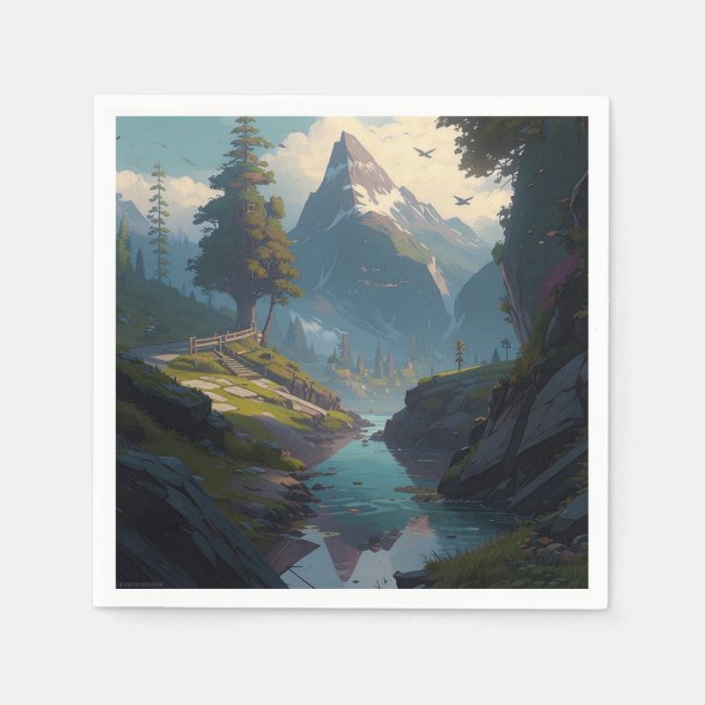 Natur 20. serviette (Vorderseite)