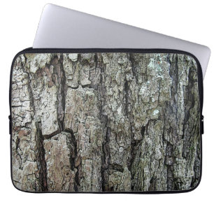 Natur-alte Kiefer-Barke Laptopschutzhülle