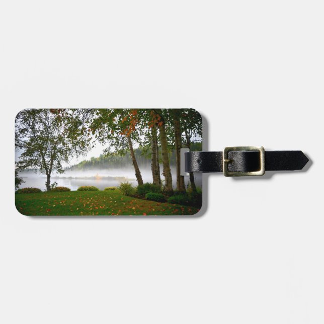 Natur am See Gepäckanhänger (Vorderseite horizontal)