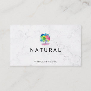 Natur   Aquarellbaum Visitenkarte
