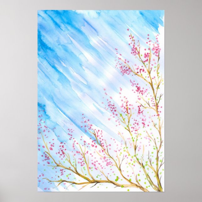 Natur background poster (Vorne)