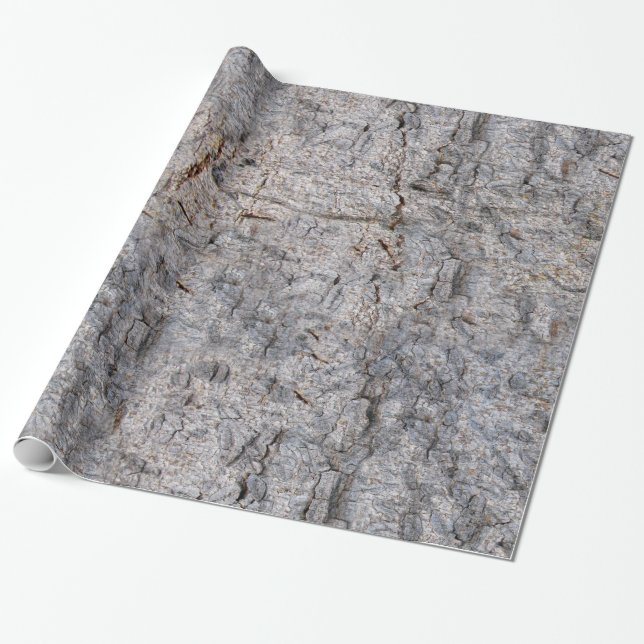 Natur-Baum-Barken-Foto Geschenkpapier (Ungerollt)