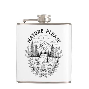 Natur bitte flachmann