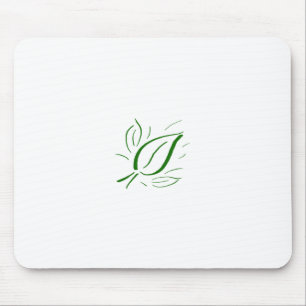 Natur-Blatt-Grün Mini - Mousepad