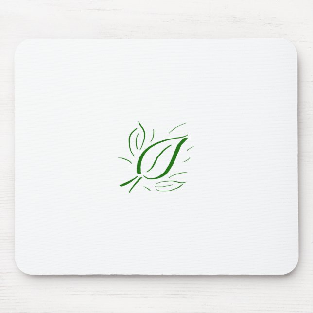 Natur-Blatt-Grün Mini - Mousepad (Vorne)
