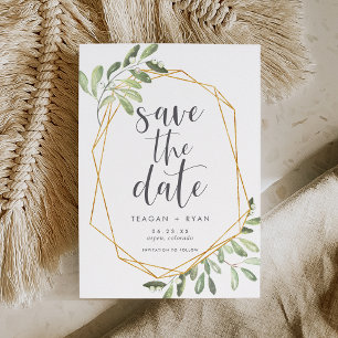 Natur   Botanische Wasserfarbe Save The Date