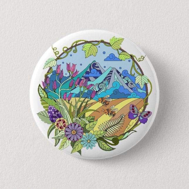 Natur Button (Vorderseite)
