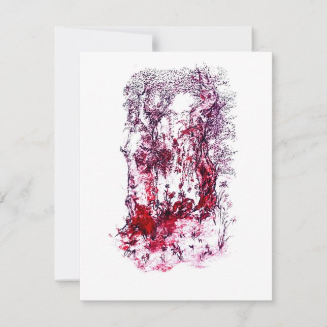 Natur Dankeskarte (Vorderseite)