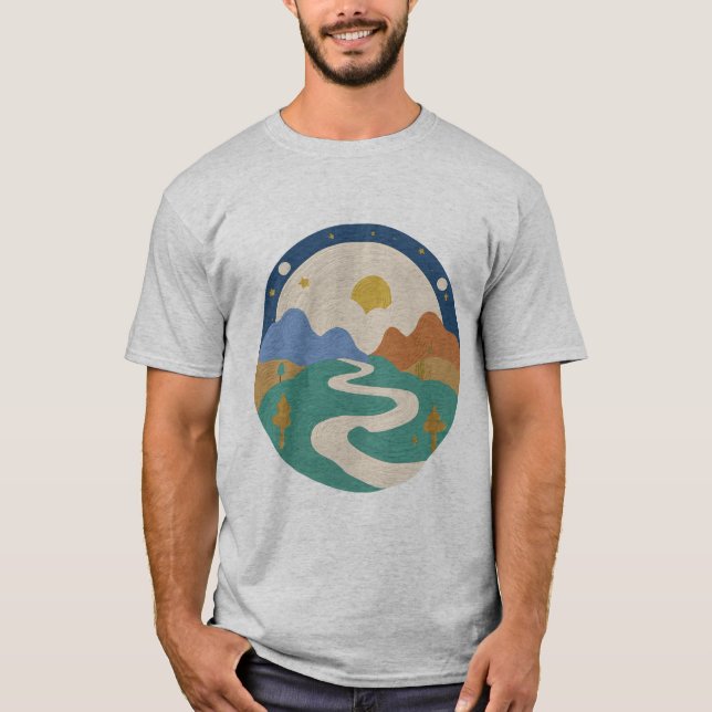 Natur-Explorer - Leben Sie das Shirt der Reise (Vorderseite)