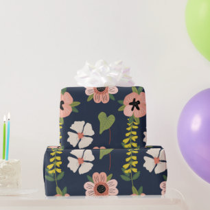 Natur Farbenfrohe Blume Niedlich Wasserfarbe Geschenkpapier