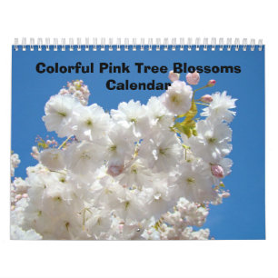 Natur Farbige Baum Blüten Kalenders Kalender