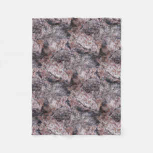 Natur-Felsen-Beschaffenheit Pinkish Fleecedecke