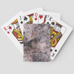 Natur-Felsen-Beschaffenheit Pinkish Spielkarten