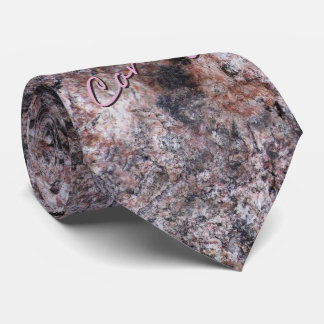 Natur-Felsen-Beschaffenheits-Rosa-Süßigkeit Krawatte