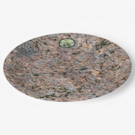 Natur-Felsen-Foto-Geologie-Beschaffenheit Pappteller