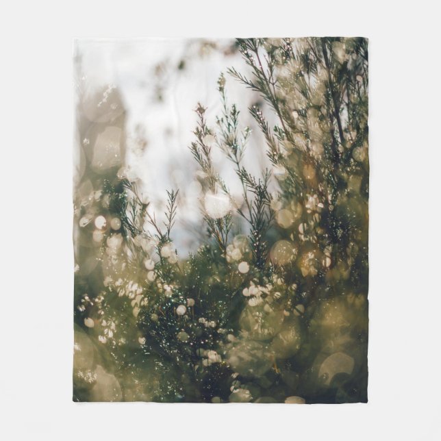 NATUR  FLEECEDECKE (Vorderseite)